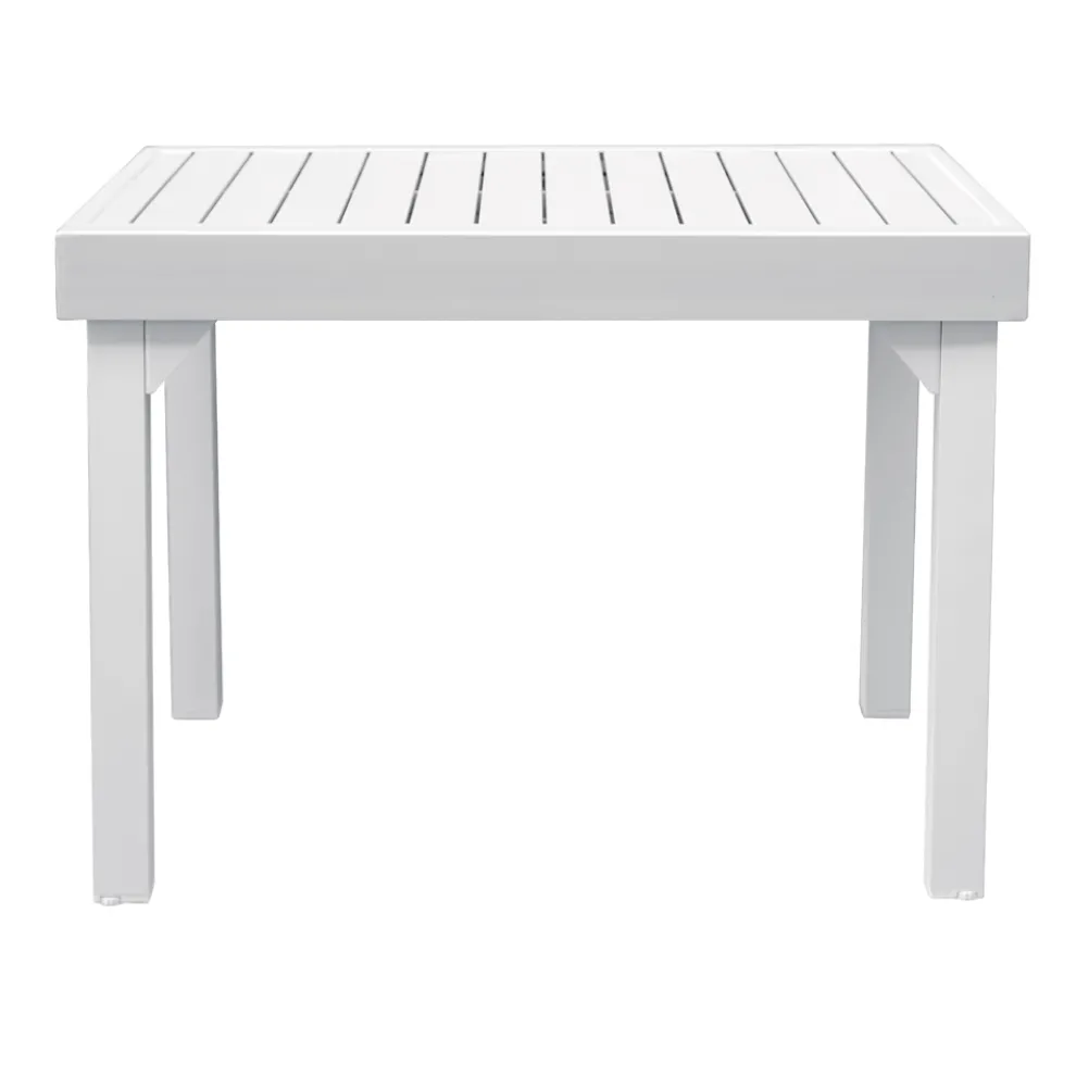 Ausziehbarer Tisch für den Außenbereich mit Aluminium-Lattenrostplatte - Supernova