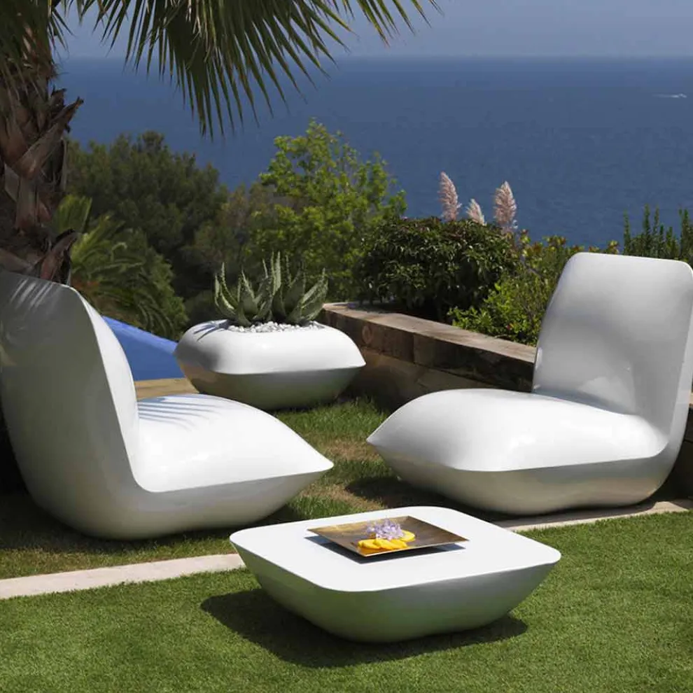 Outdoor-Couchtisch Pillow Vondom, modernes Design 67x67 cm