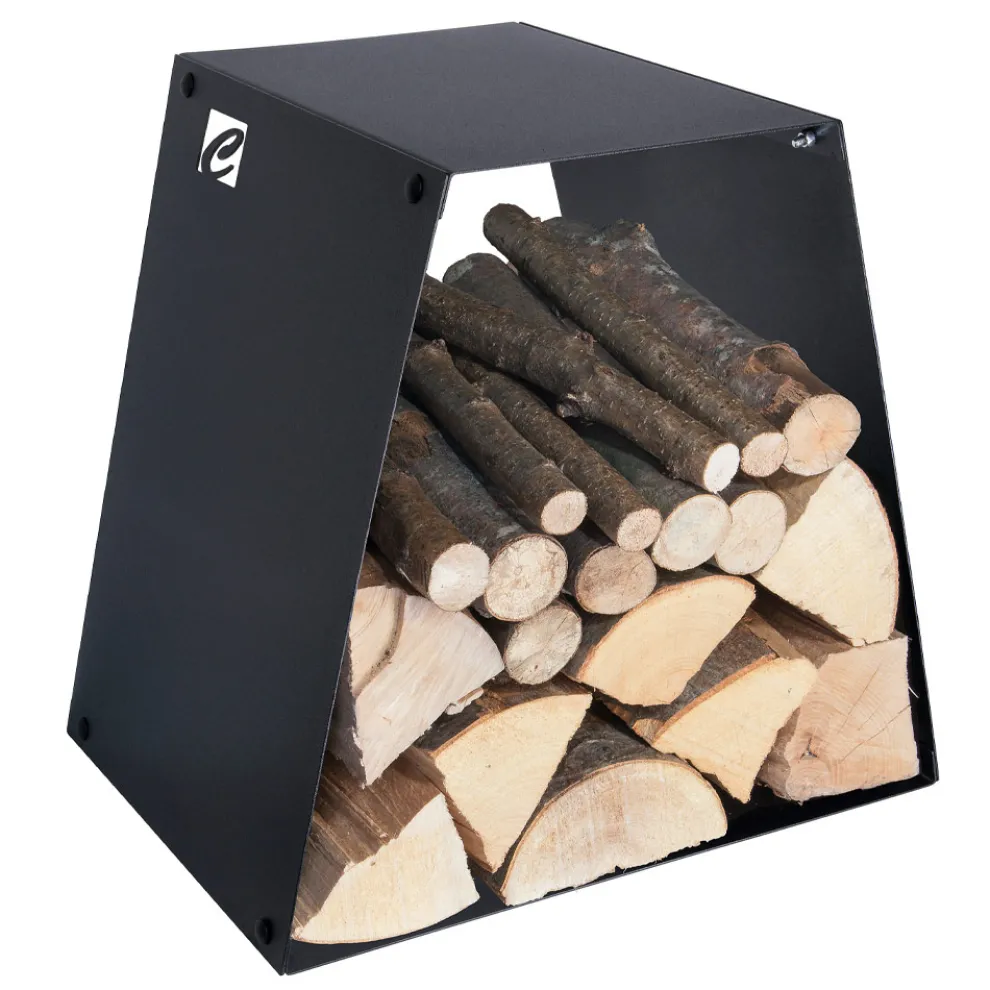 Moderner Holzständer aus lackiertem Stahl Made in Italy - Demetra