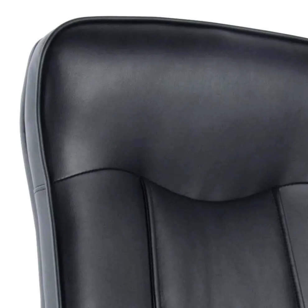 Drehbarer Bürosessel aus Leder und Metall - Virone