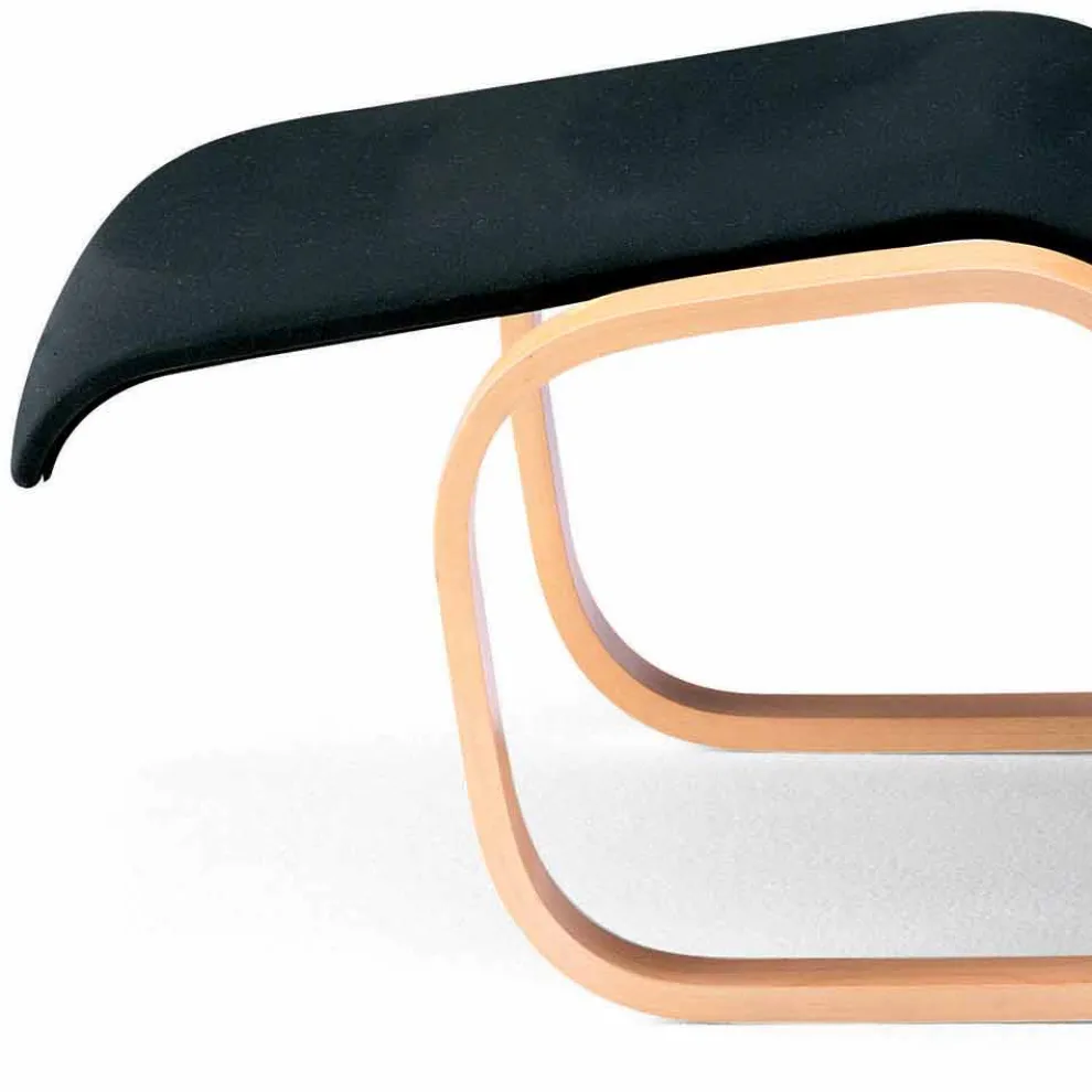 Chaiselongue aus Holz mit Sitz aus Baumwolle Made in Italy - Formentera