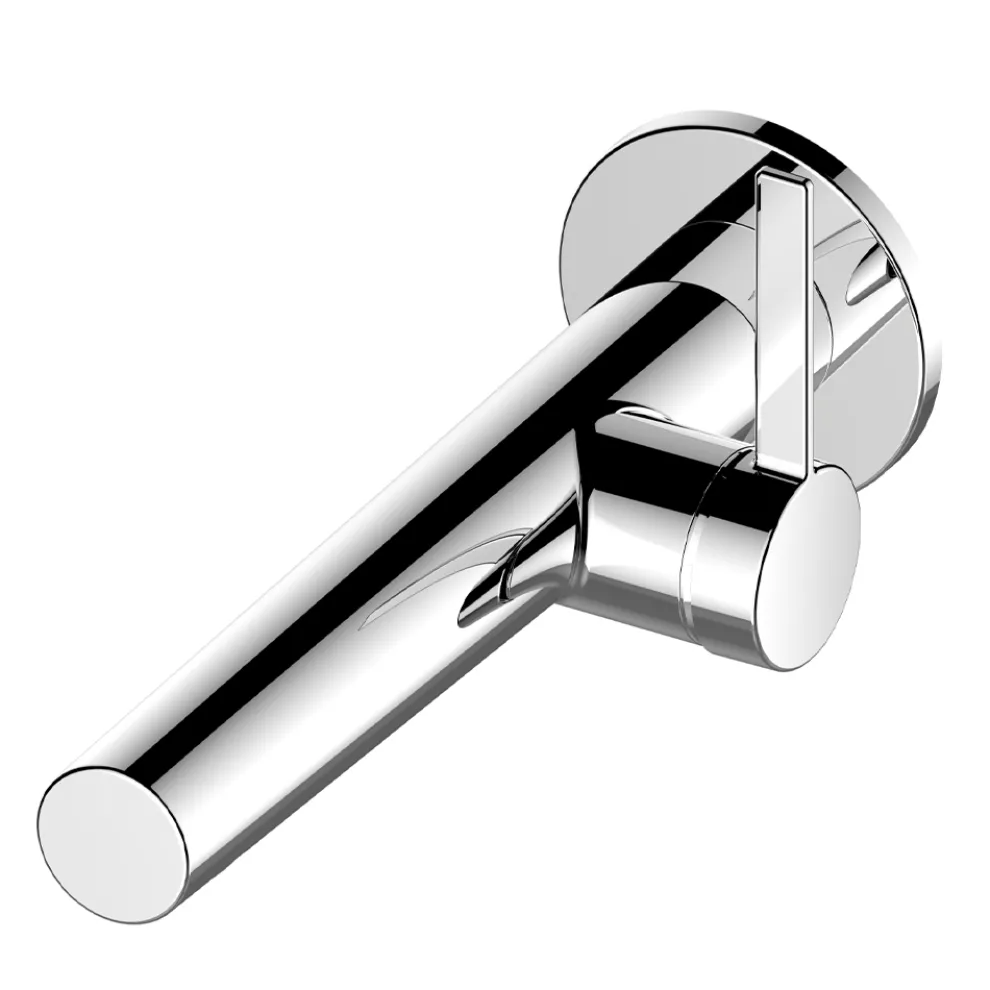 Chrom-Waschtischarmatur zur Wandmontage 3 Größen - Erkole