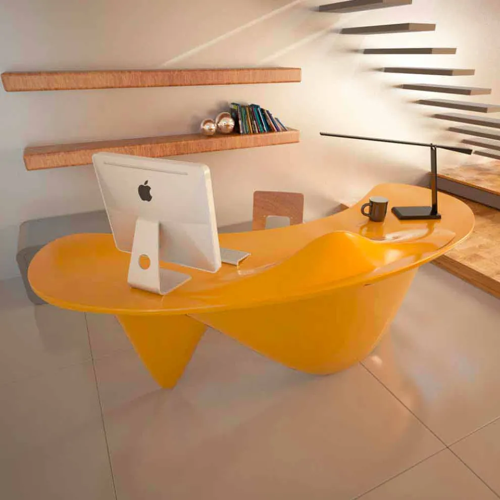 Moderner Schreibtisch handmade aus Italien Sinuous