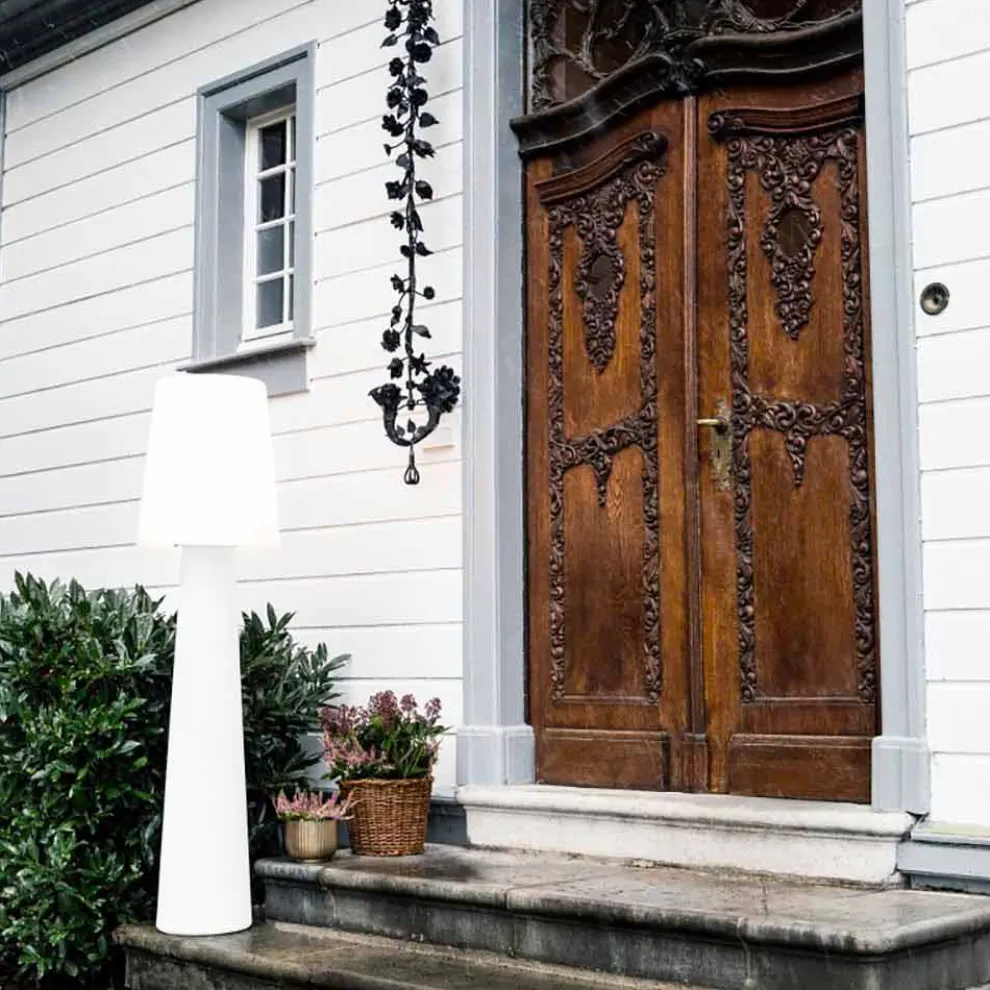 Coloured Design Stehlampe LED, Solar oder E27 Outdoor und Indoor - Fungostar