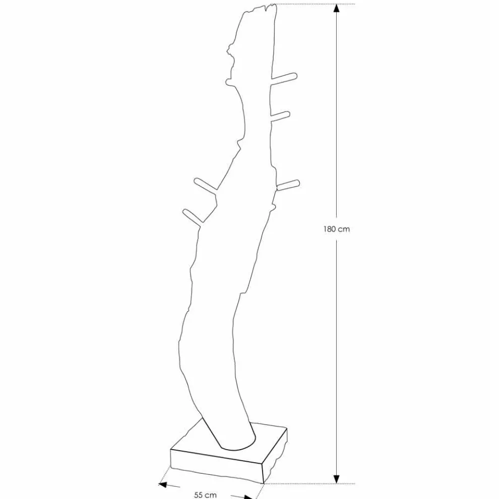 Composition 3 Badezimmermöbel aus Teakholz mit Waschbecken aus Harz - Essence