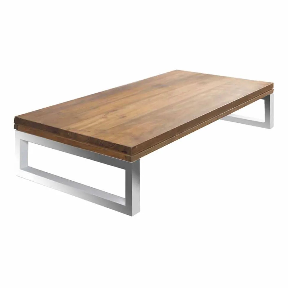 Composition 4 Badezimmermöbel aus Teakholz und verchromtem Stahl - Beatles