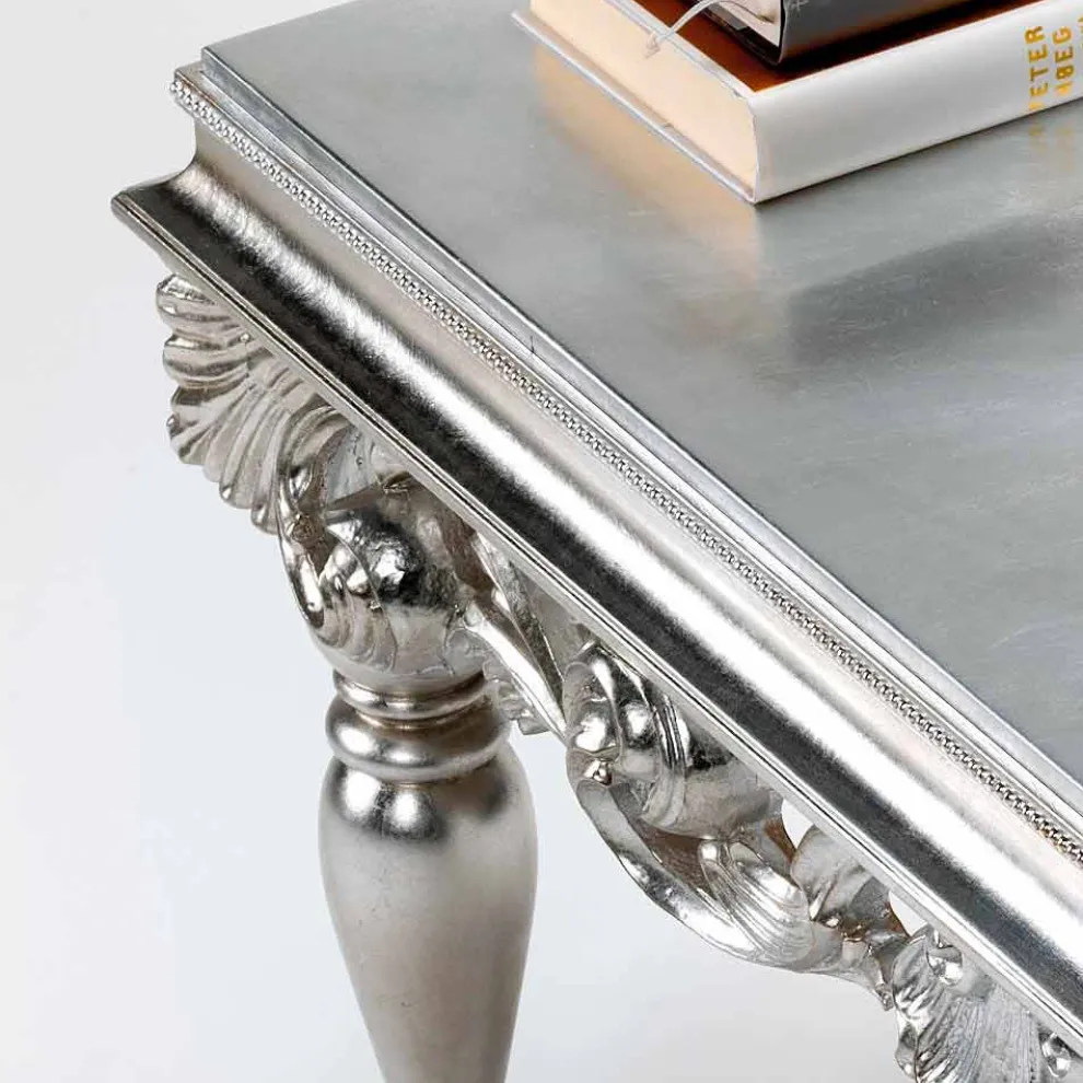 Couchtisch Altsilber im Rokoko Stil Zorn