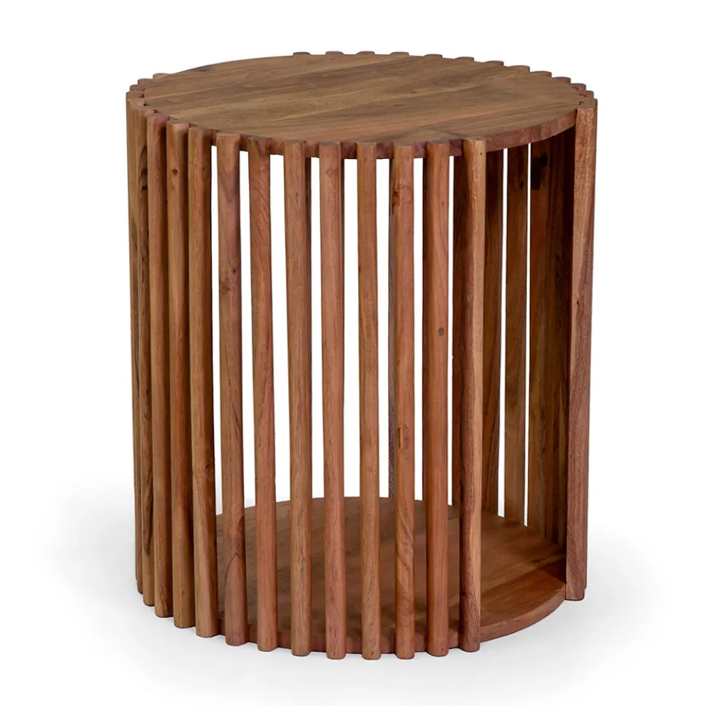 Couchtisch aus Akazienholz - Vortice