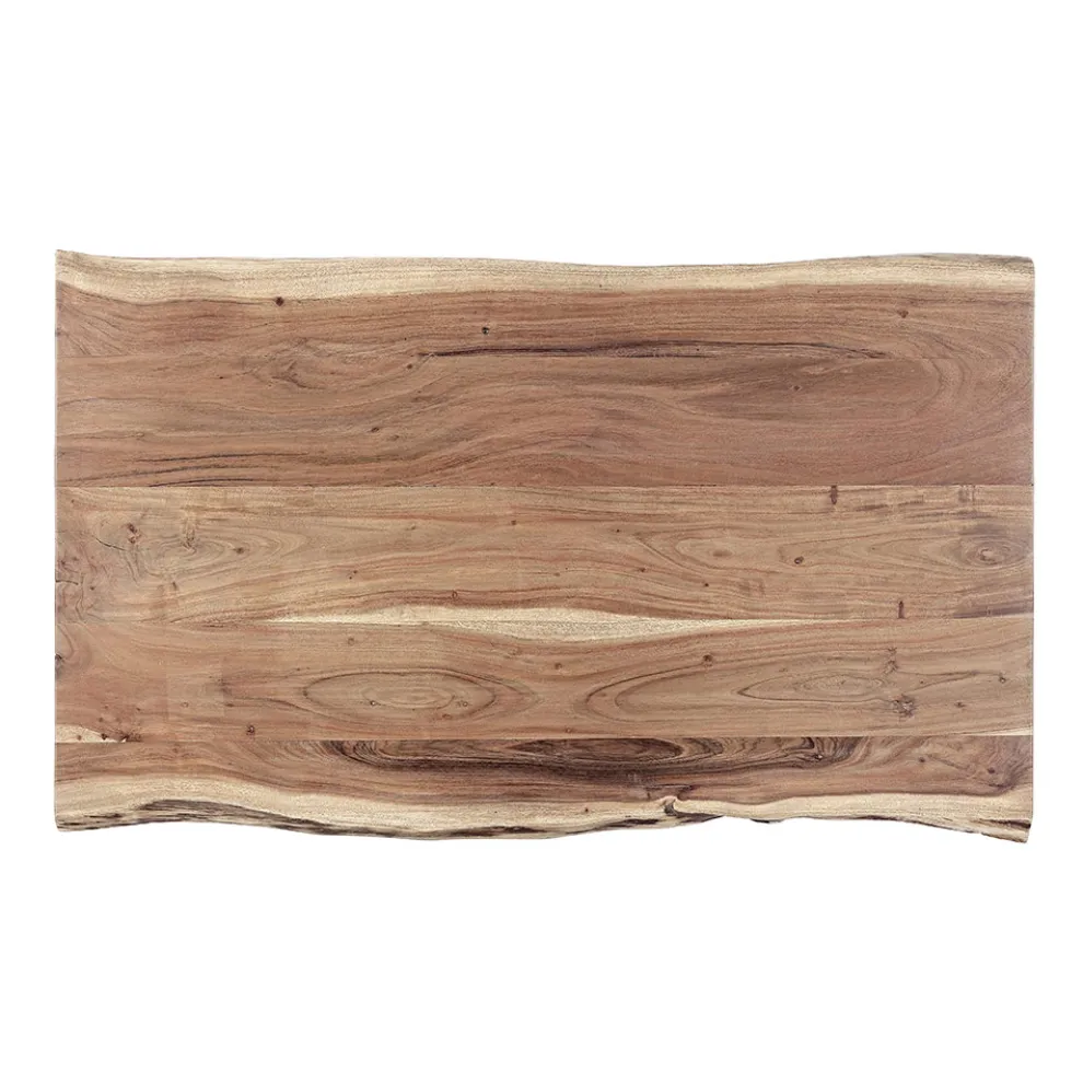 Couchtisch aus handgefertigtem Holz und Stahl Homemotion - Tancredi