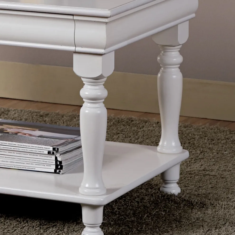 Couchtisch aus massivem Buchenholz, hergestellt in Italien – Frigg