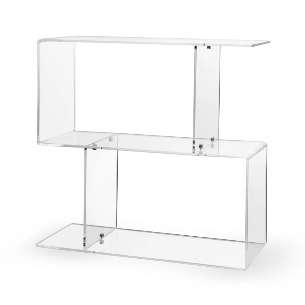 Couchtisch aus transparentem oder Rauch-Plexiglas Made in Italy - Janne