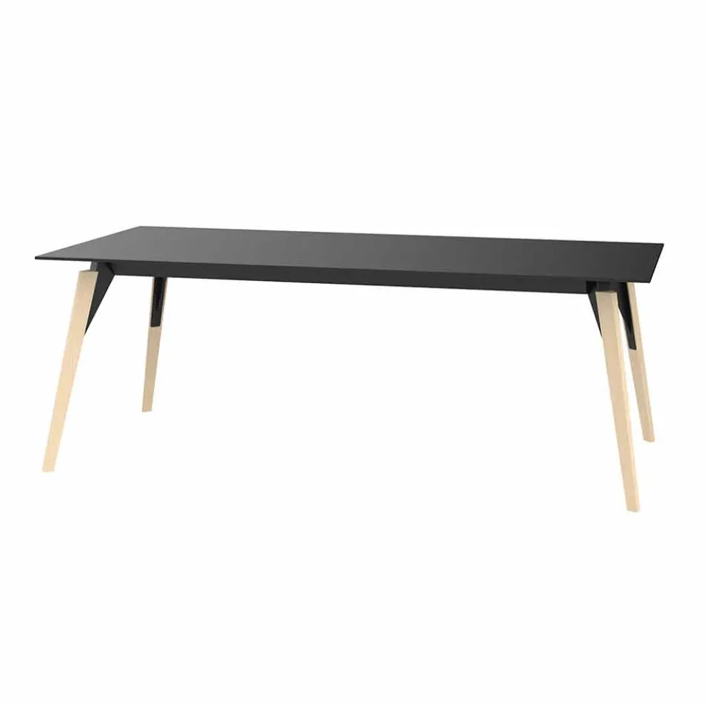 Couchtisch aus weißem oder schwarzem Laminat in 2 Größen - Faz Wood von Vondom