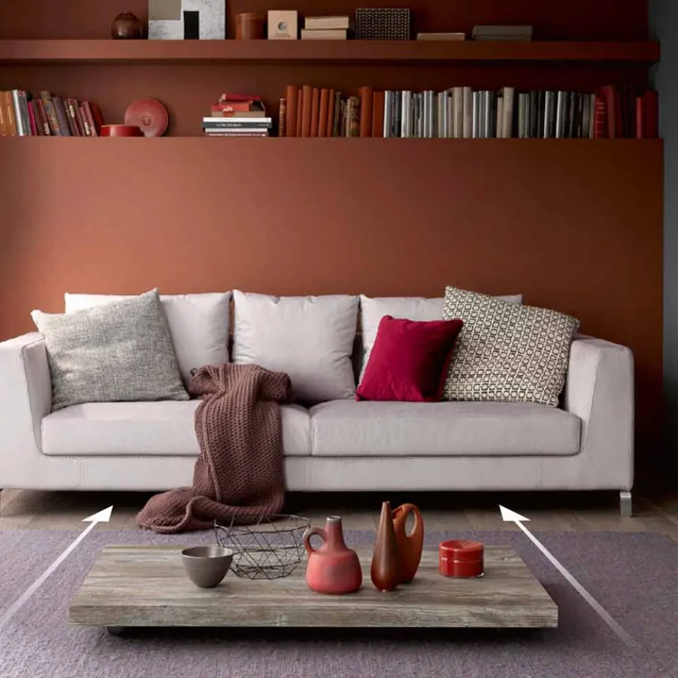 Couchtisch Cabrio in einen Küchentisch, Made in Italy Design - Genio