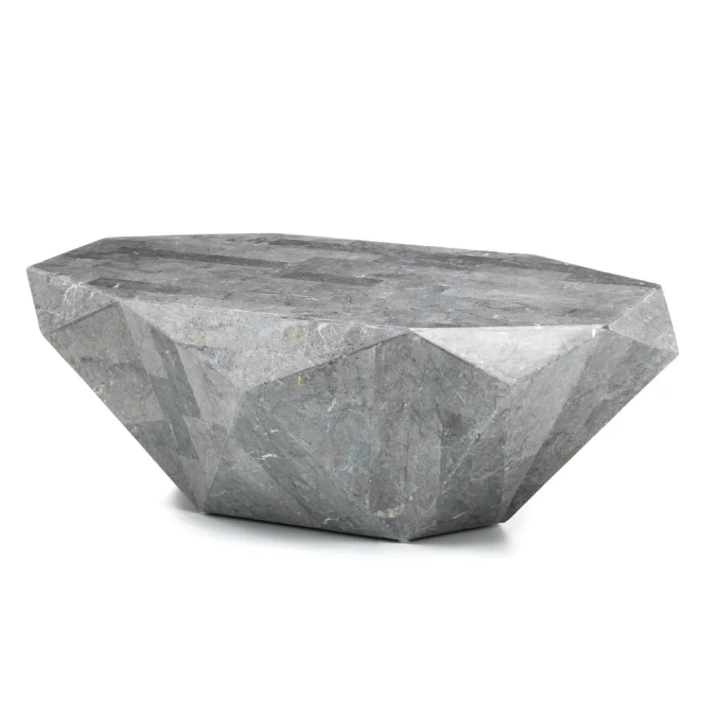 Couchtisch in Form für den Innenbereich aus Fossil Stone in verschiedenen Ausführungen – Kopfhörer