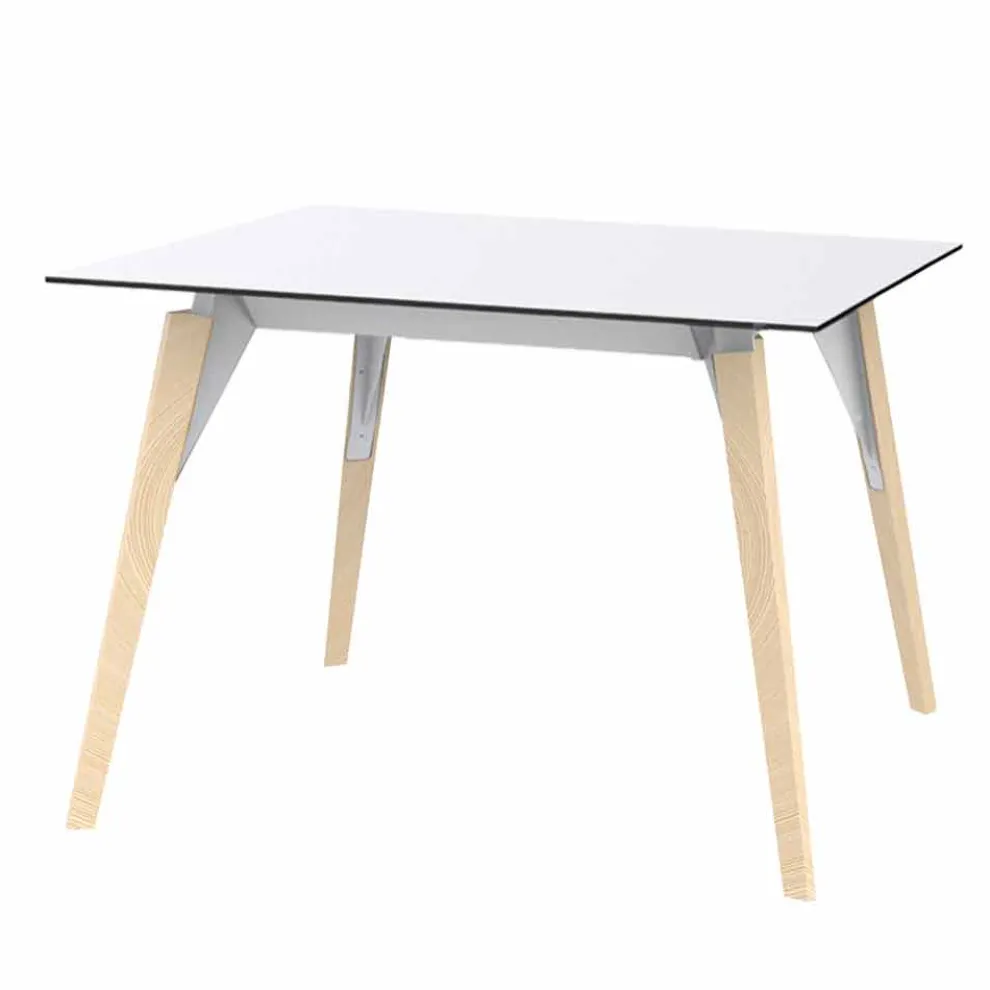 Couchtisch in Holz und Hpl Verschiedene Farben 2 Größen - Faz Wood von Vondom