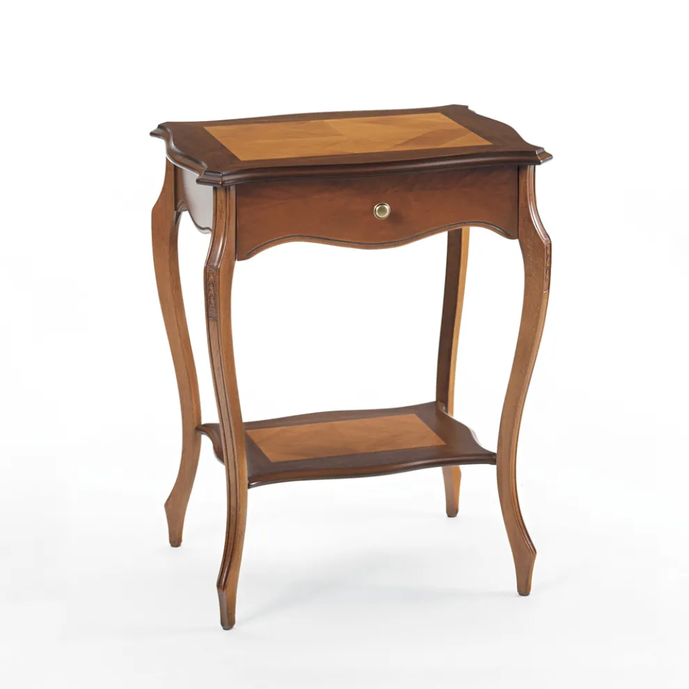 Couchtisch mit 1 Regal und 1 Schublade Made in Italy – Acoran