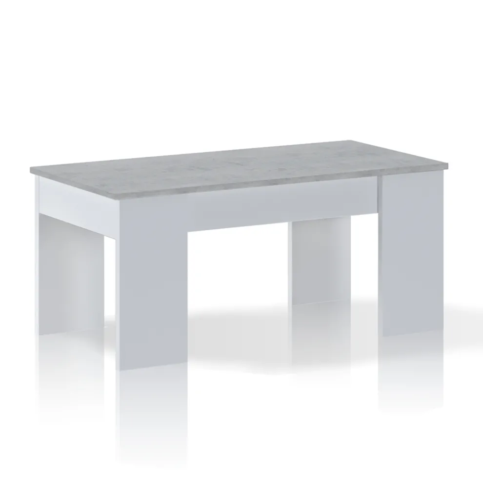 Couchtisch mit Holzbehälter – Scandio