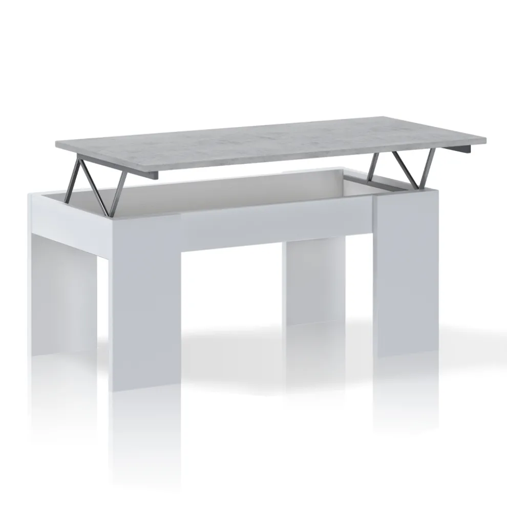 Couchtisch mit Holzbehälter – Scandio