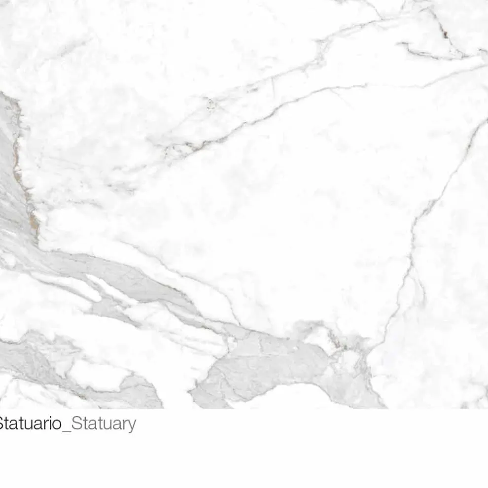 Couchtisch mit runder Keramikplatte Made in Italy - Montebianco