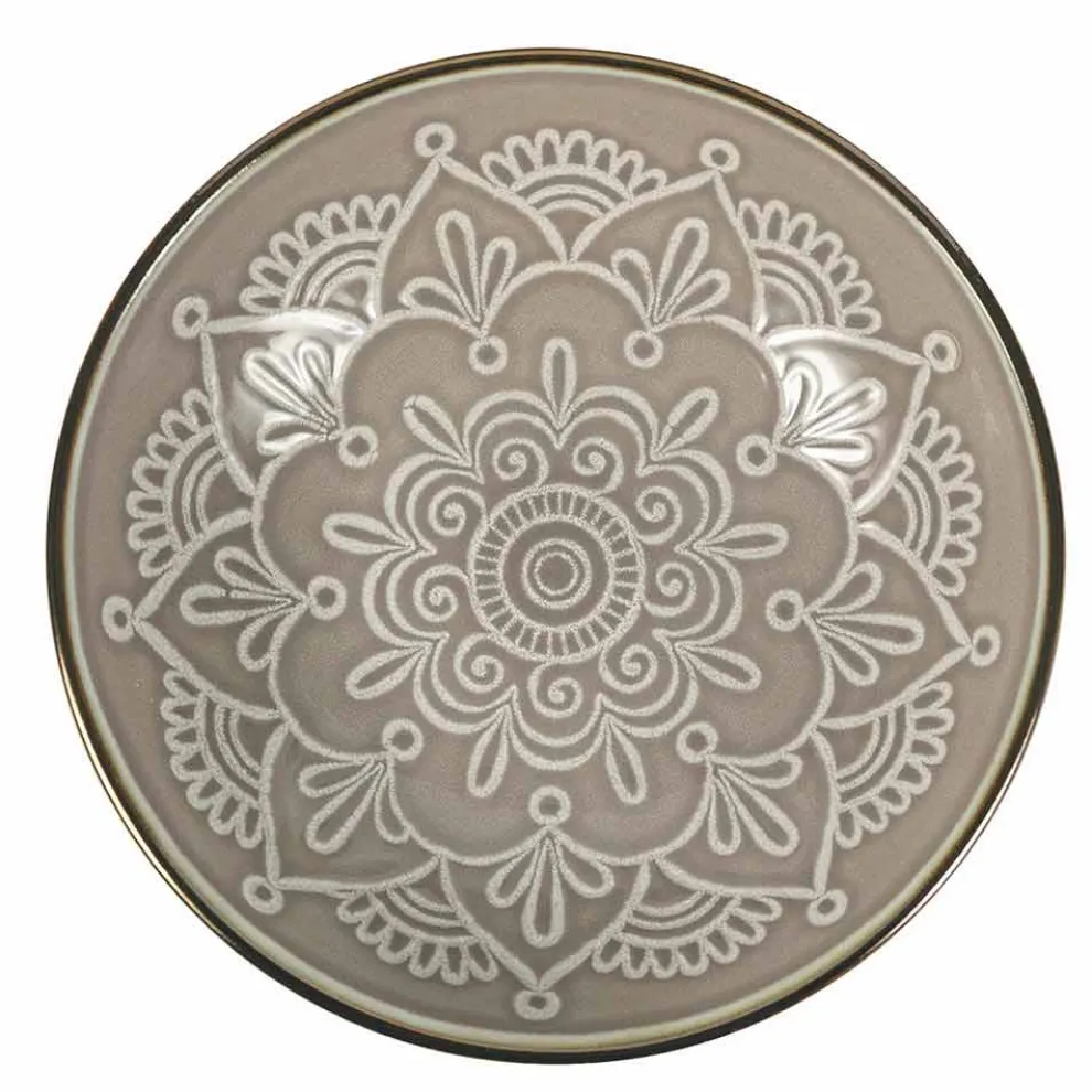 Geschirrservice in Hartdolomitgrau, Hellblau oder Blau 18 Stück - Arabisch