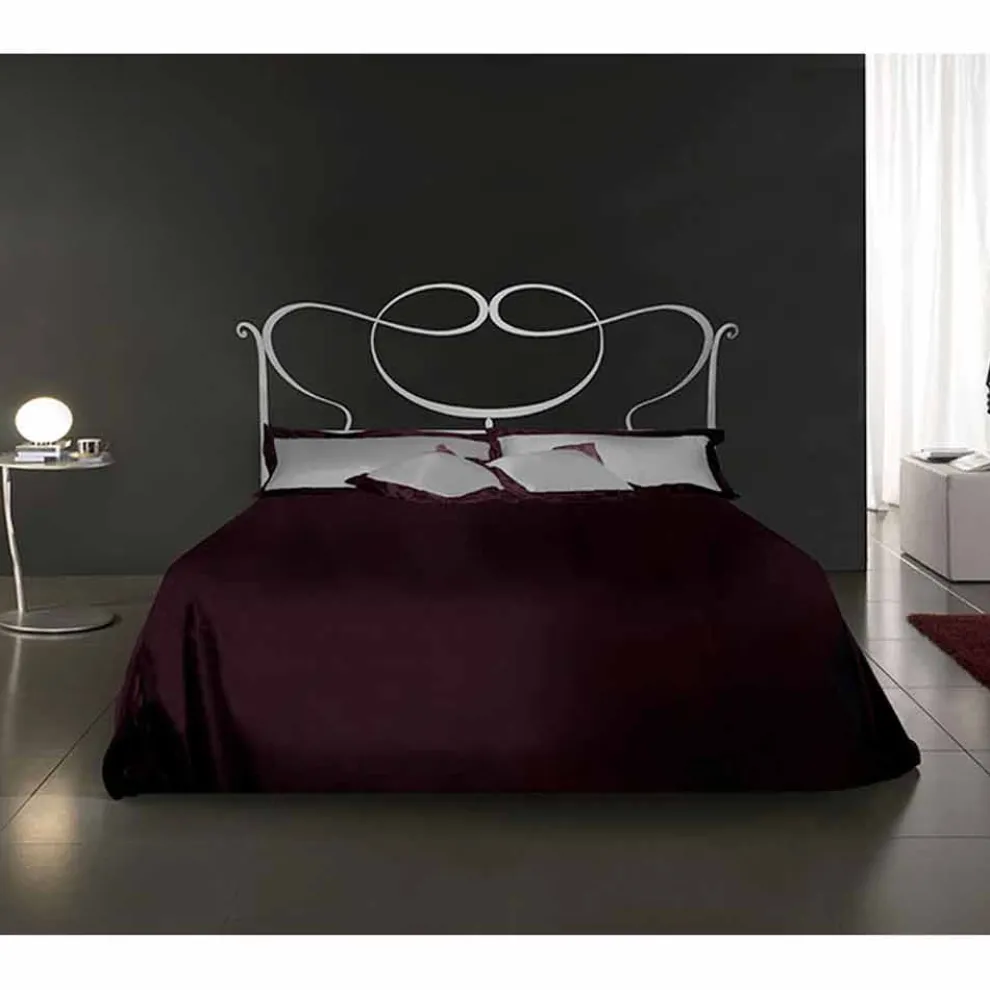 Rubino  Doppelbett aus Schmiedeeisen in Design