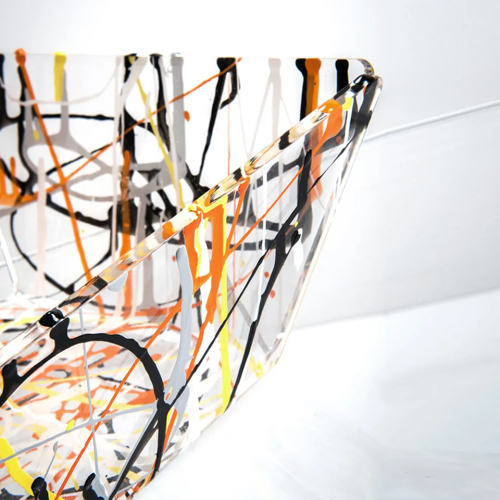 Korb Plexiglas Multicolor Design Made in Italy - Multibread