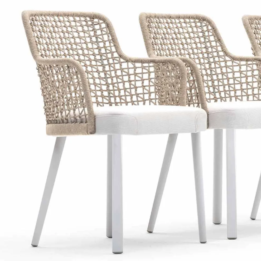 Gepolsterter Outdoor-Sessel in modernem Design Varaschin Emma