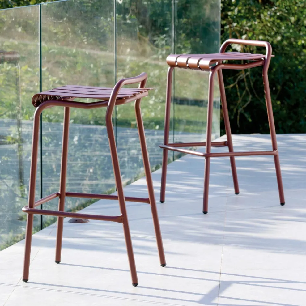 Gartenhocker komplett aus Aluminium - Resplendent