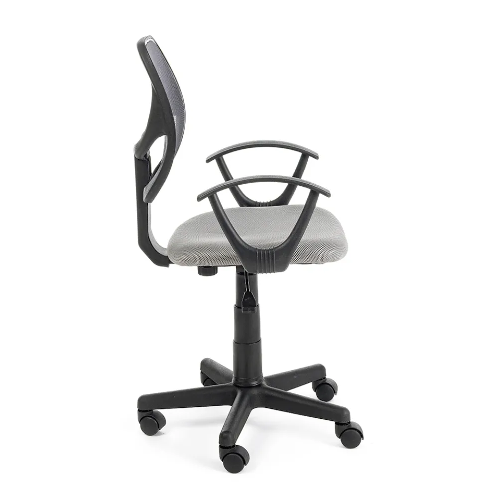 Drehbarer Bürostuhl aus Nylon und Netzgewebe in 3 Farben - Rasha