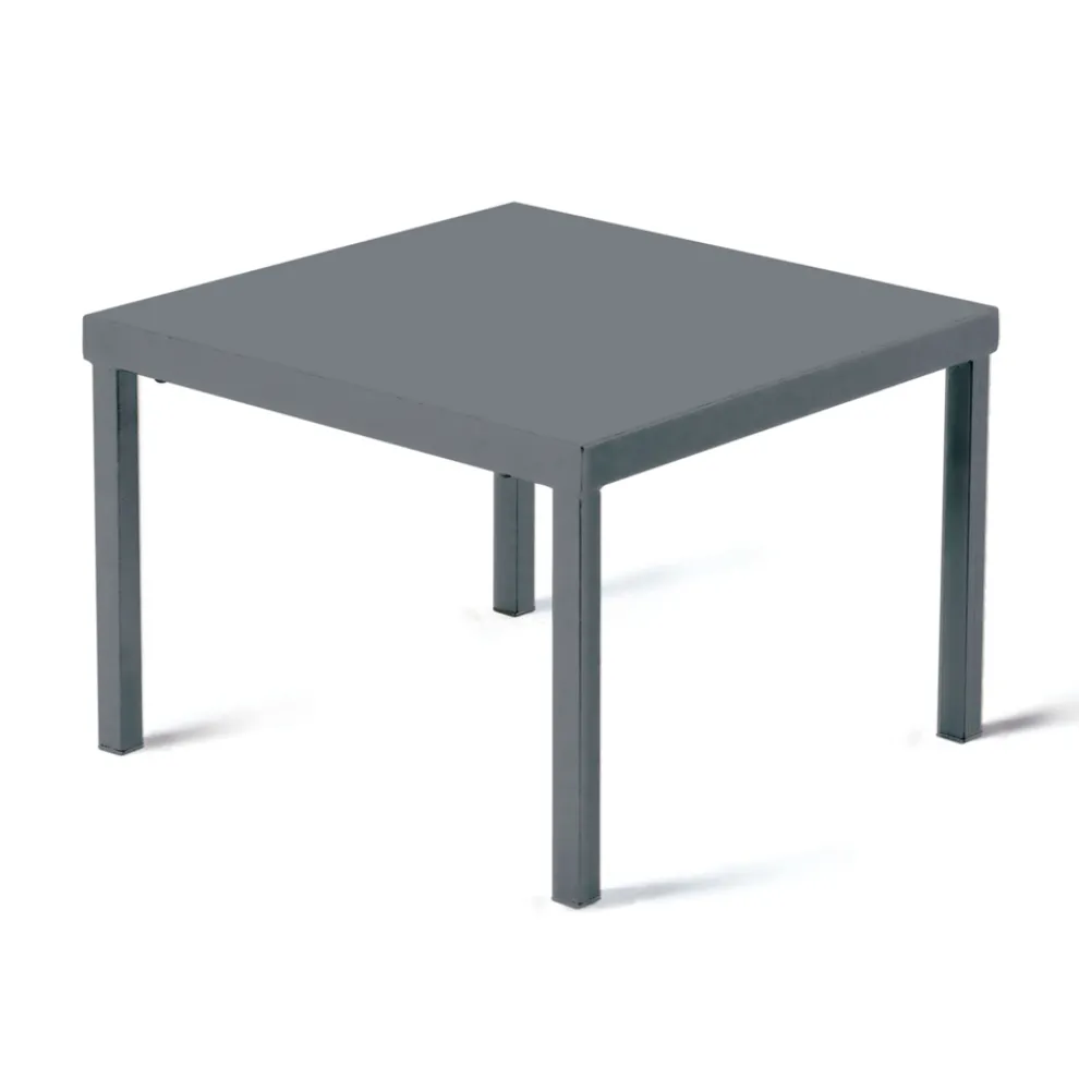 Stapelbarer Garten-Couchtisch aus verzinktem Stahl Made in Italy - Aberdeen