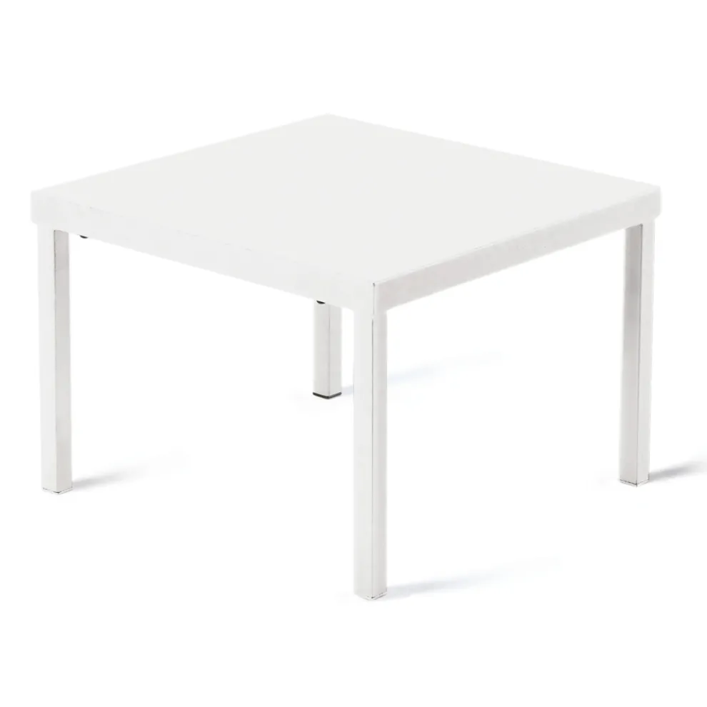 Stapelbarer Garten-Couchtisch aus verzinktem Stahl Made in Italy - Aberdeen