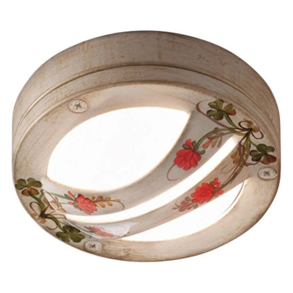 Decken- oder Wandleuchte für den Außenbereich aus handbemaltem Aluminium - Brindisi