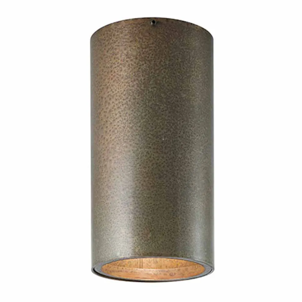 Deckenlampe im Industrial Design aus Messing und Eisen Girasoli Il Fanale