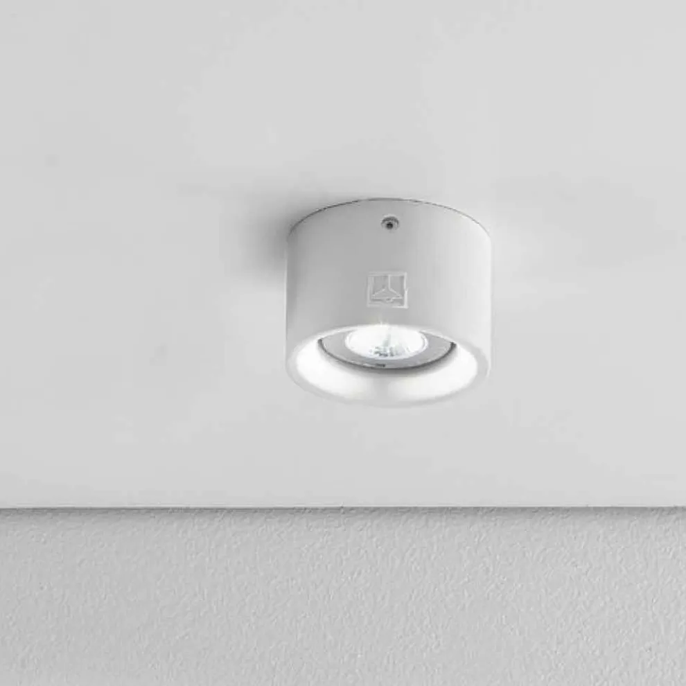 Deckenlampe rund aus Beton oder Gips Nadir 8 von Aldo Bernardi