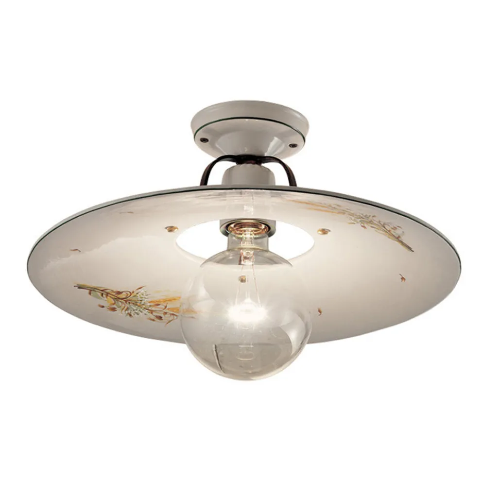 Deckenleuchte aus Keramik rund von Ferroluce