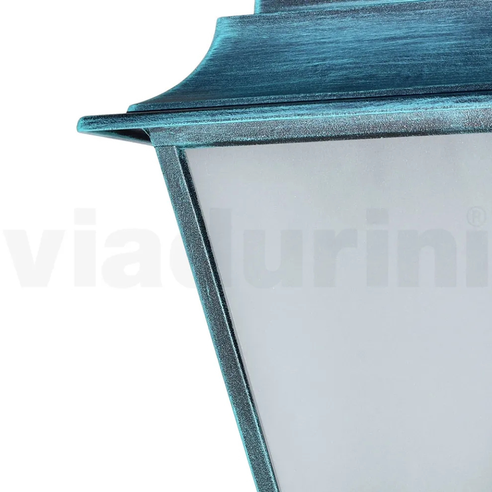 Deckenleuchte für den Außenbereich aus Aluminium und sandgestrahltem Glas - Alchemist