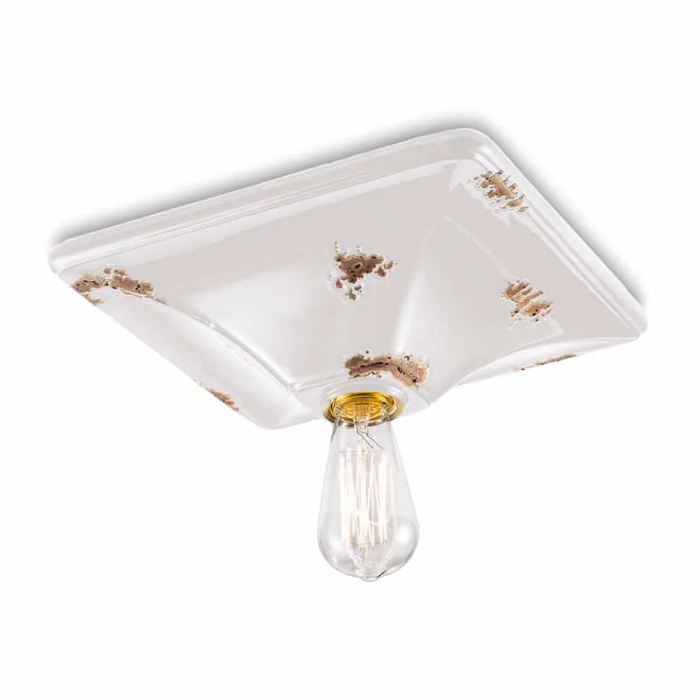 Deckenleuchte im Retro Design aus Keramik Karen Ferroluce