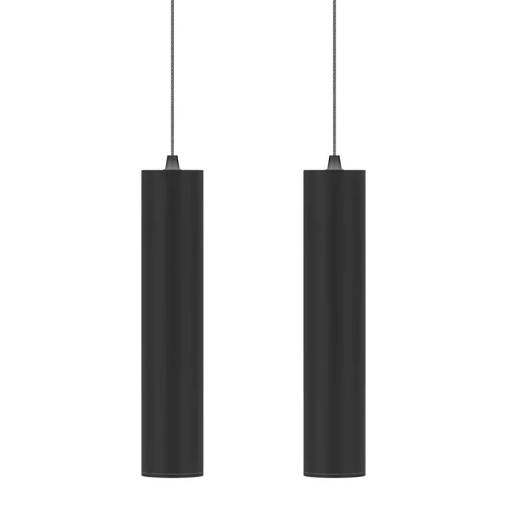 Dekorative Pendelleuchte aus weißem oder schwarzem Aluminium, 2 Stück - Rebolla