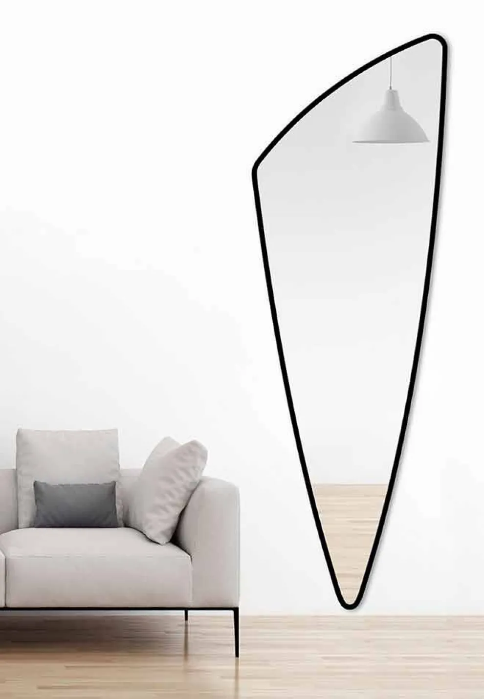 Dekorativer Wandspiegel Made in Italy von Design in 4 Farben - Spino