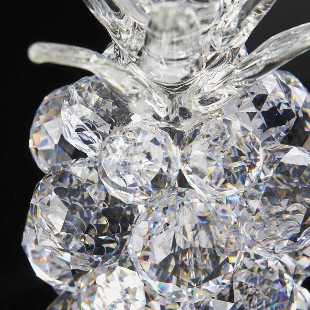 Dekoratives ananasförmiges Kristallornament Made in Italy - Ananas