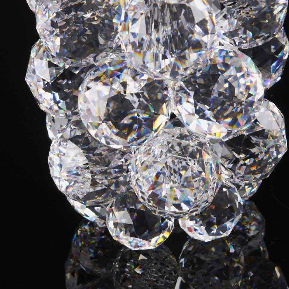 Dekoratives ananasförmiges Kristallornament Made in Italy - Ananas