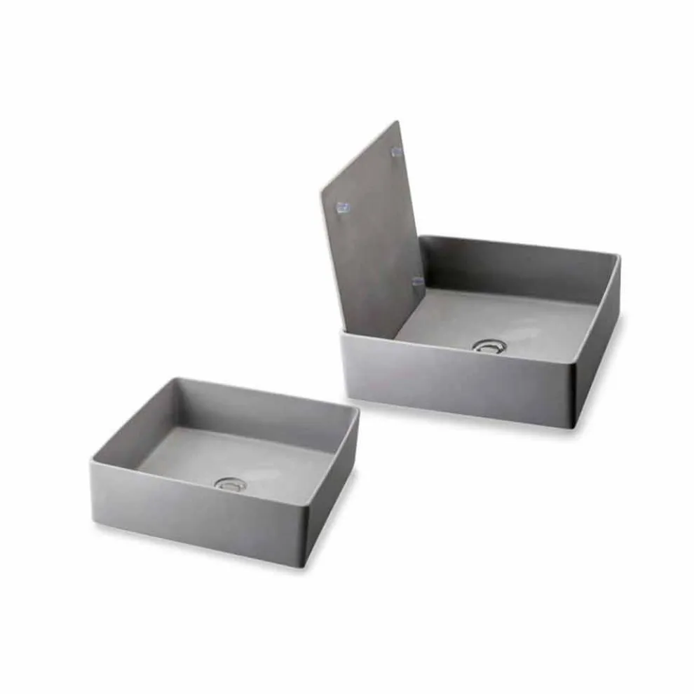 Design Arbeitsplatte Waschbecken mit Harzplatte - Duca