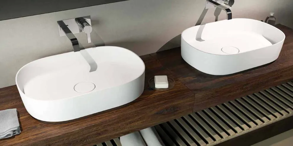 Design Aufsatzwaschbecken made in Italy, Formicola