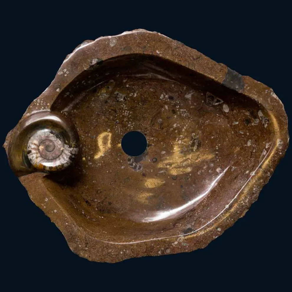 Design Aufsatzwaschbecken / Einbauwaschbecken aus Marmor Samir