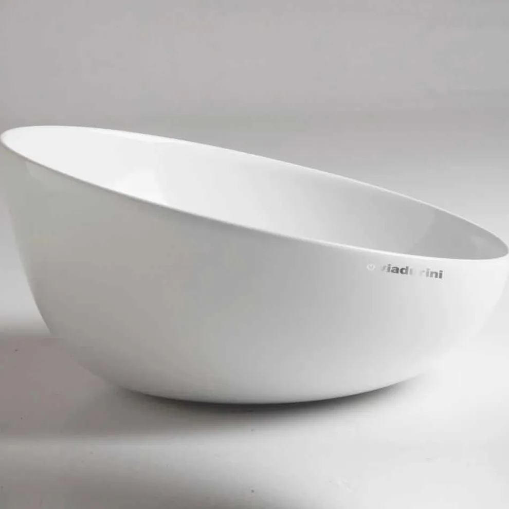 Design Aufsatzwaschbecken aus Keramik Made in Italy - Domenico