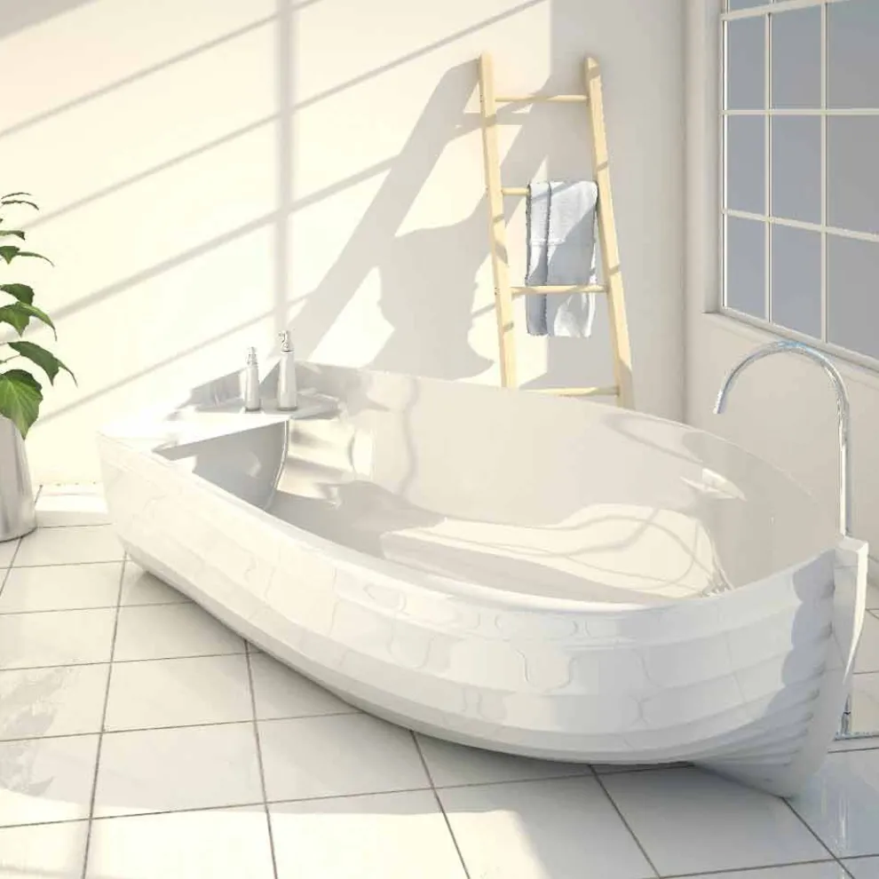 Design Badewanne Made in Italy in Schiffsform Ocean