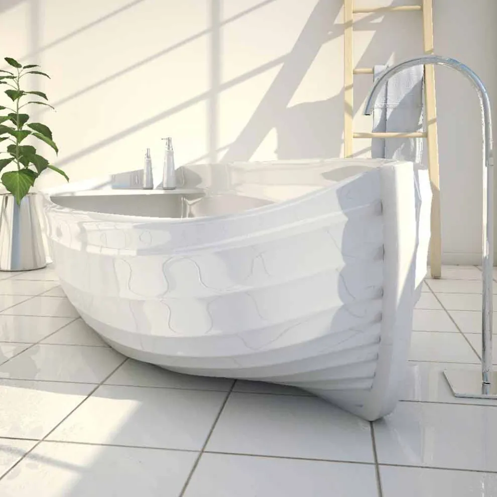 Design Badewanne Made in Italy in Schiffsform Ocean