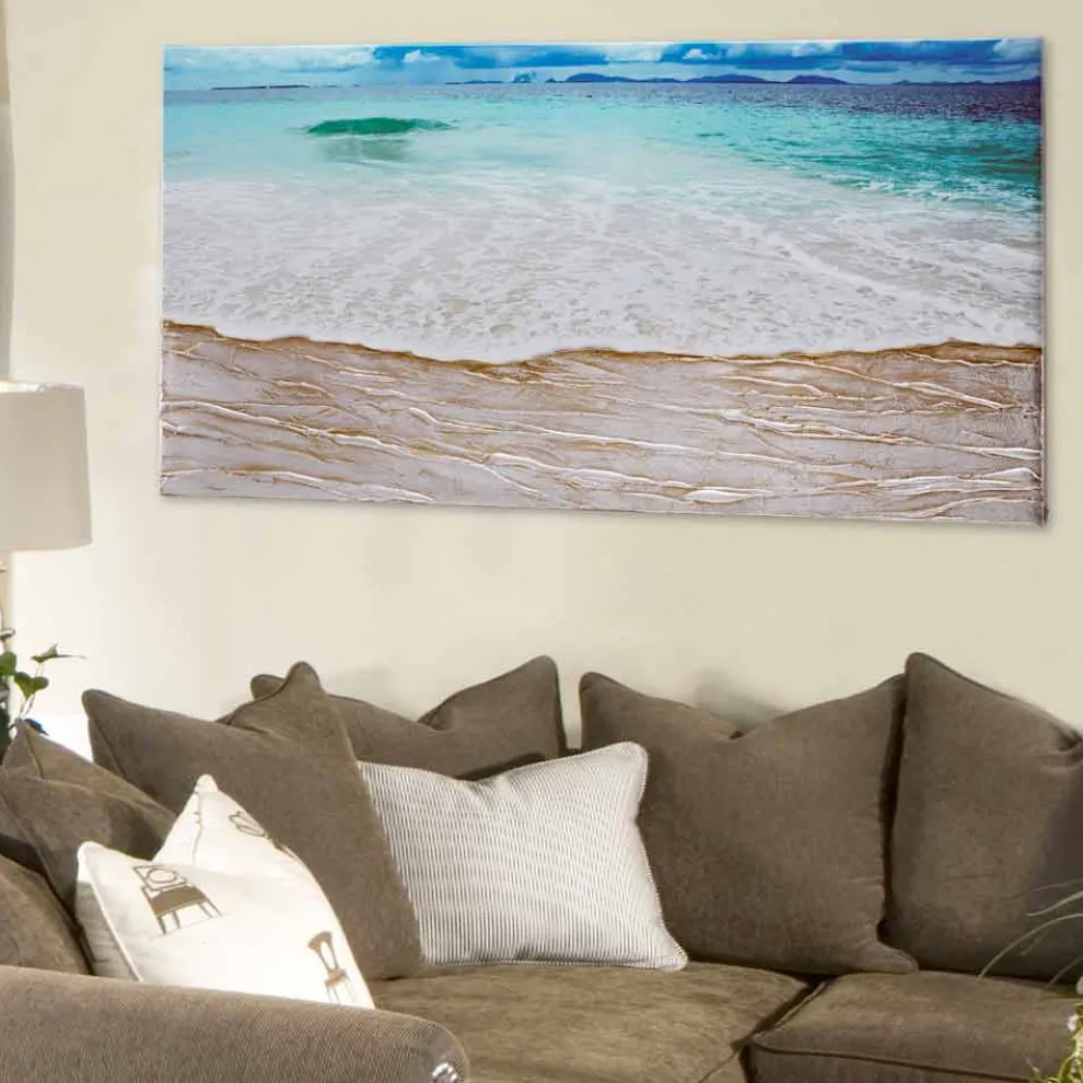 Design Bild Beach von Viadurini Decor handfertigt