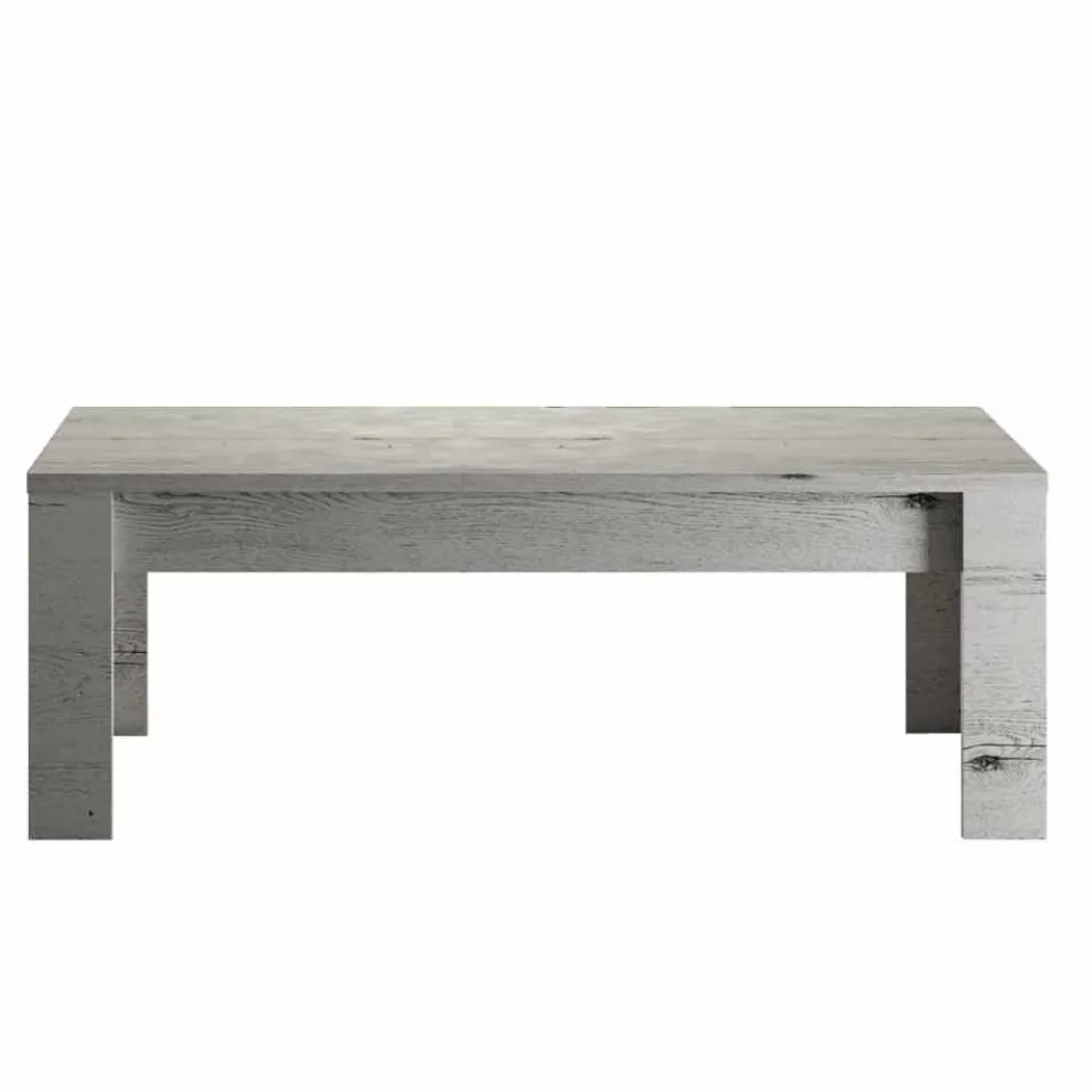 Design Couchtisch aus Eiche oder weißem Melamin Made in Italy - Terno