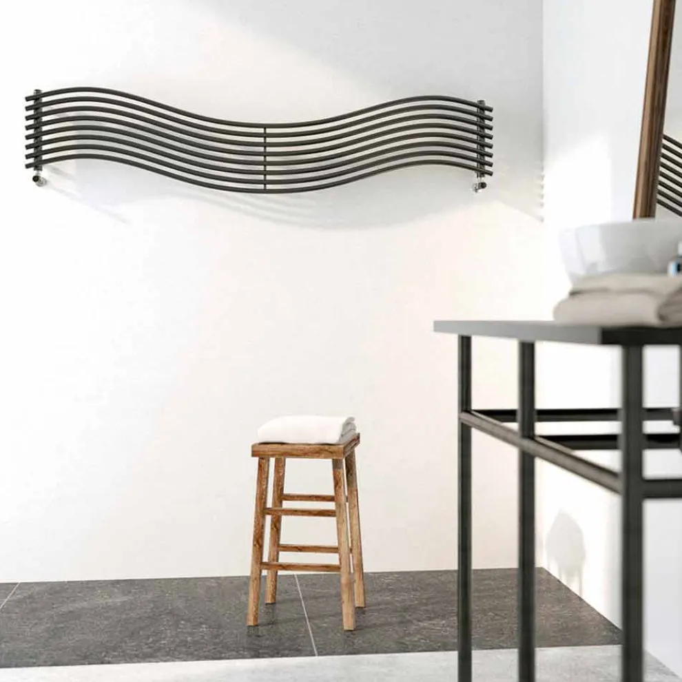 Design Heizkörper hydraulisch aus Stahl Wave von Scirocco H